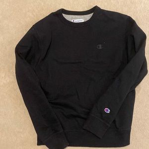 Champion black crew neck